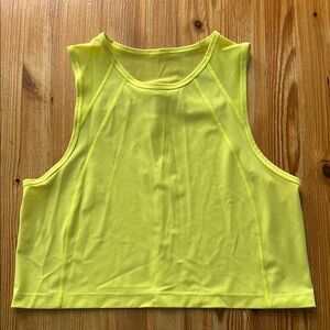 lululemon athletica Yellow Crop Top